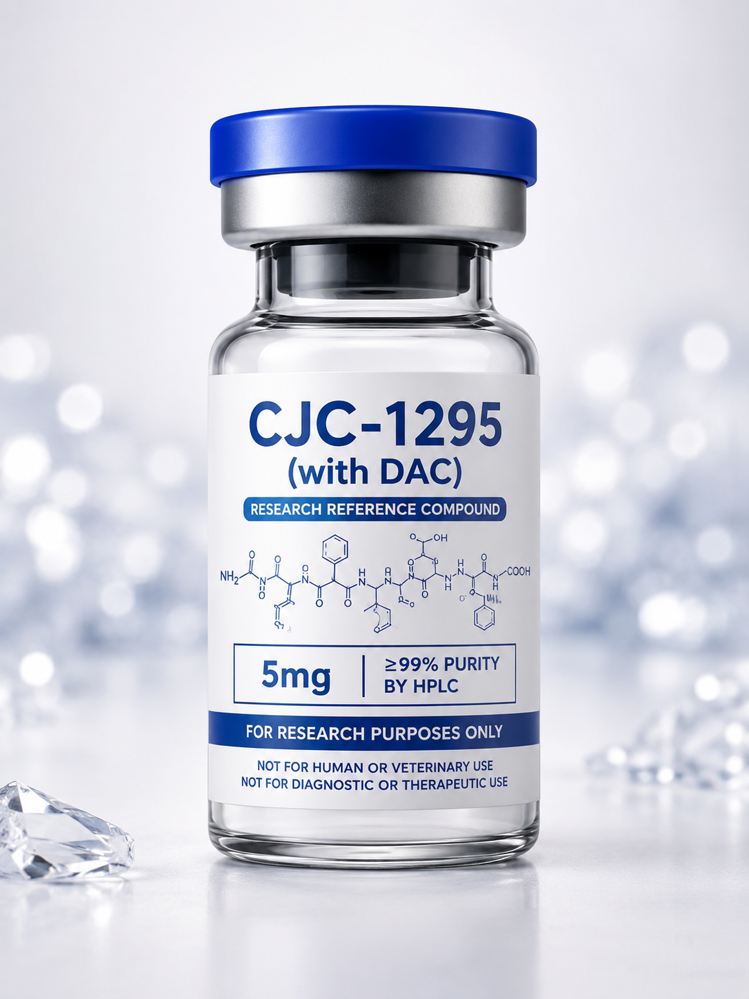 CJC-1295 With DAC Lyophilized Peptide Vial 5mg