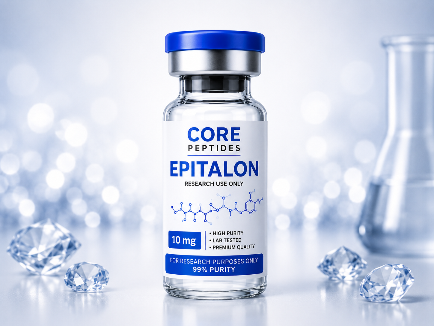 Epitalon Lyophilized Peptide Vial 10mg